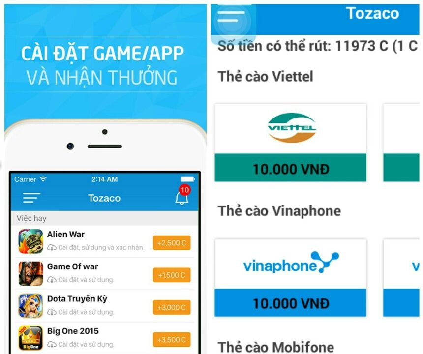 12 Ứng Dụng/App Kiếm Thẻ Cào Trên Điện Thoại Uy Tín 2023 - Megaseo