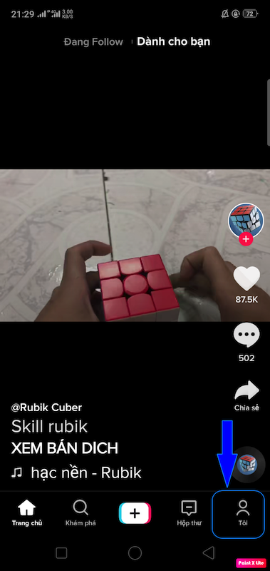 Đăng ký tiktok 1